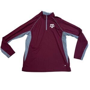 Colosseum Quarter Zip Pullover Women's Size Large Texas A&M Aggies‎ Long Sleeves